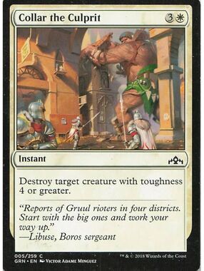 C Magic: The Gathering 2018 Collar the Culprit NM GRN